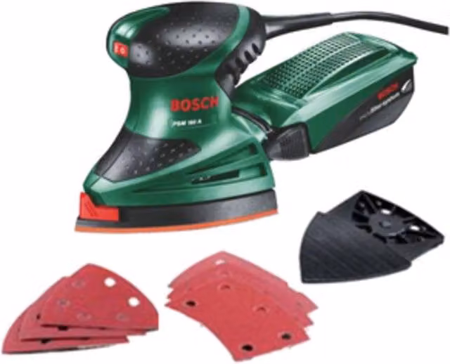 Levigatrice palmare Bosch PSM 160A da 160W verde
