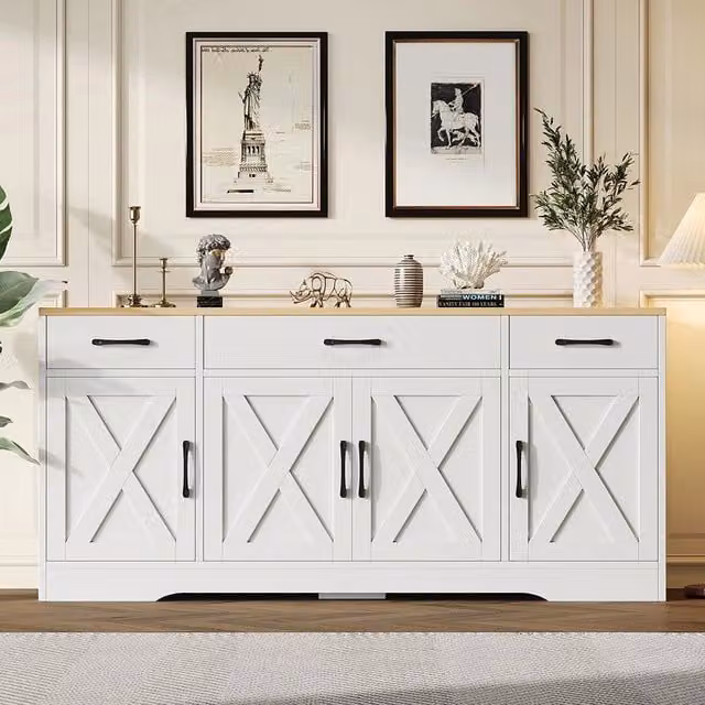 Buffet - Xylo - bianco legno multifunzione moderno