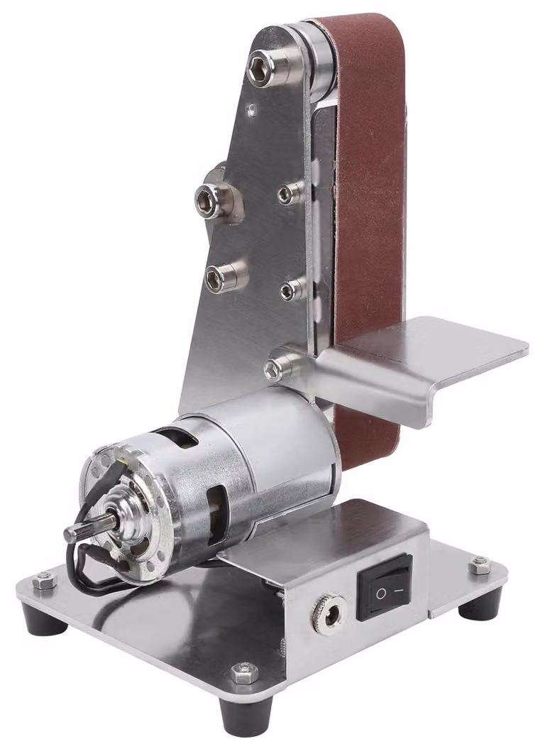 Levigatrice a nastro mini - 240 Volt - 9000 giri/minuto - Grana media