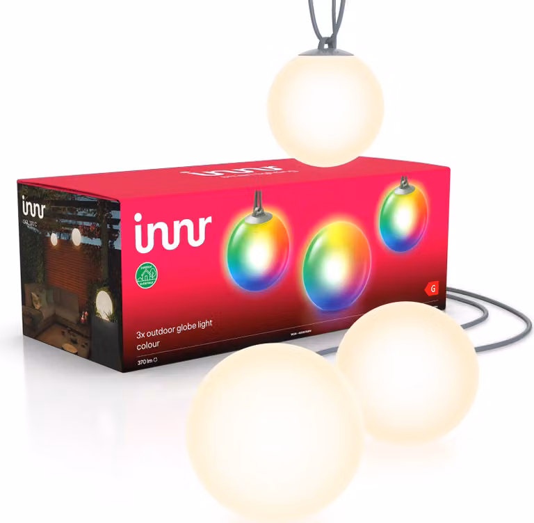 innr Luce a globo per esterni 370lm 3 globi - OGL 130 C