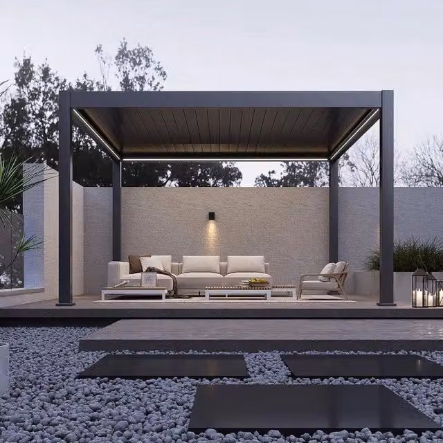 Kit LED pergola bioclimatica autoportante 4x4M