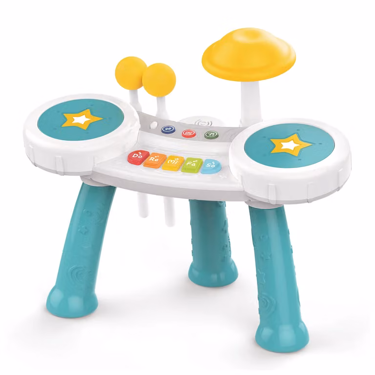 TU GIOCHI Tastiera e Batteria Baby Band Multicolore Gioca e Impara