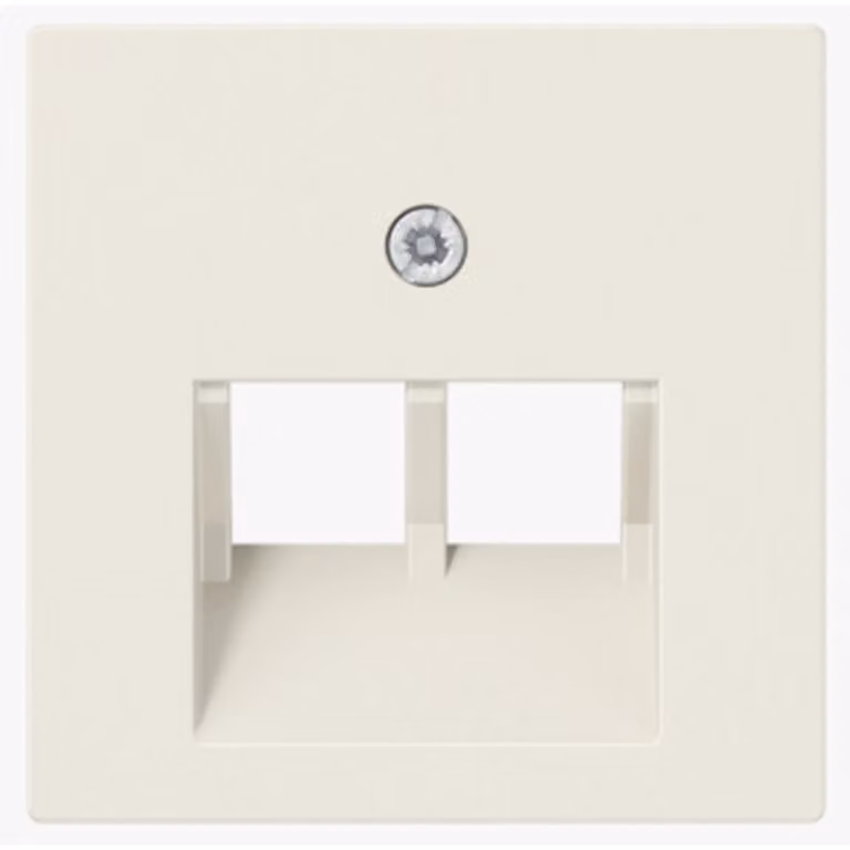 Jung Copertura per scatole di derivazione IAE/UAE 2x8 poli Jung A 569-2 bianco, 1 pz.