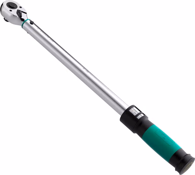 Chiave dinamometrica per bici da 1/2" 20-200 Nm serie ENSURE WIESEMANN 1893 I chiave dinamometrica con doppia scala e serraggio destrorso I in una pratica valigetta I 81437