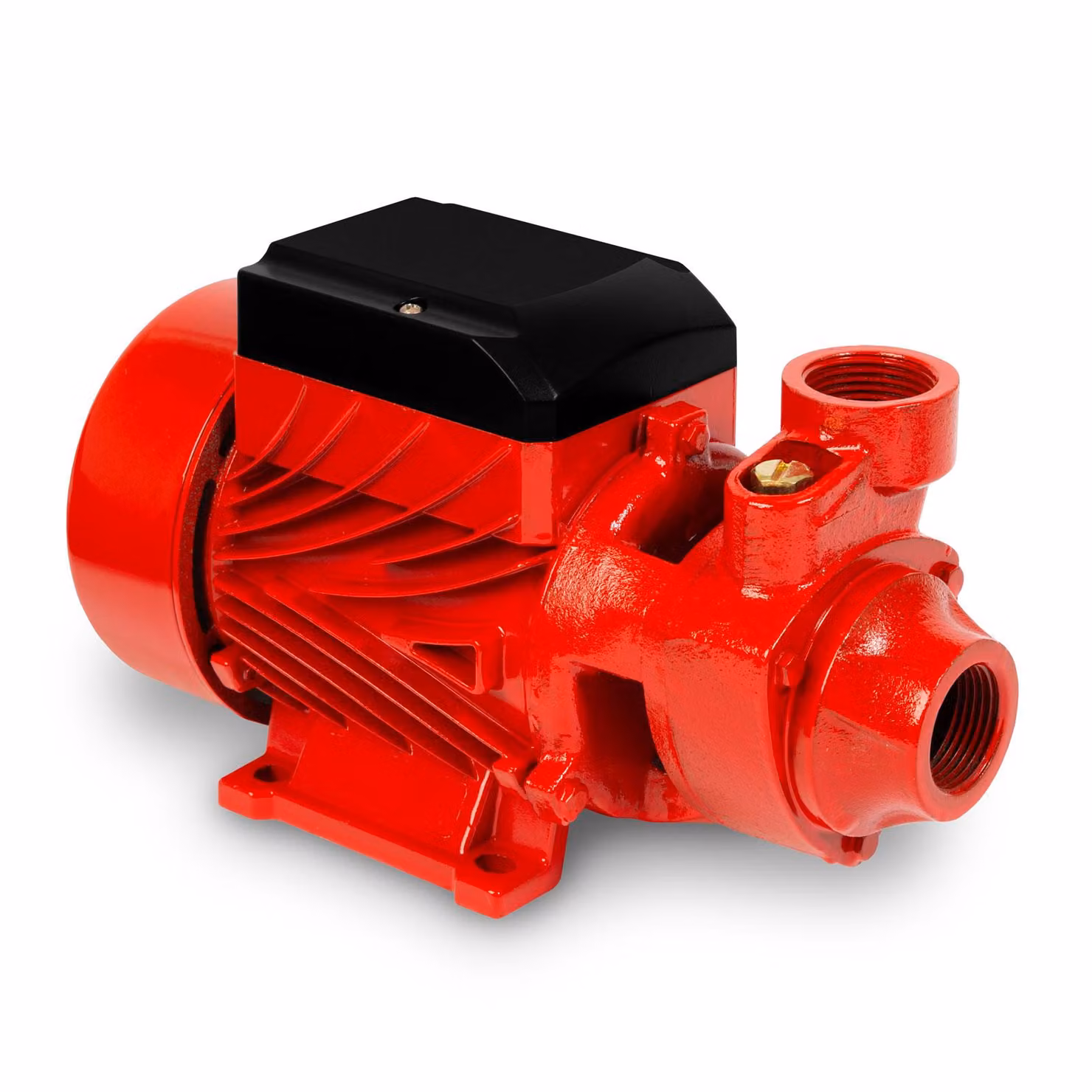 Pompa per acqua EBERTH pompa da giardino pompa centrifuga aspirante, attacco da 1 pollice, potenza 370 watt, prevalenza di aspirazione 8 m, prevalenza di mandata 35 m, portata 2.100 l/h