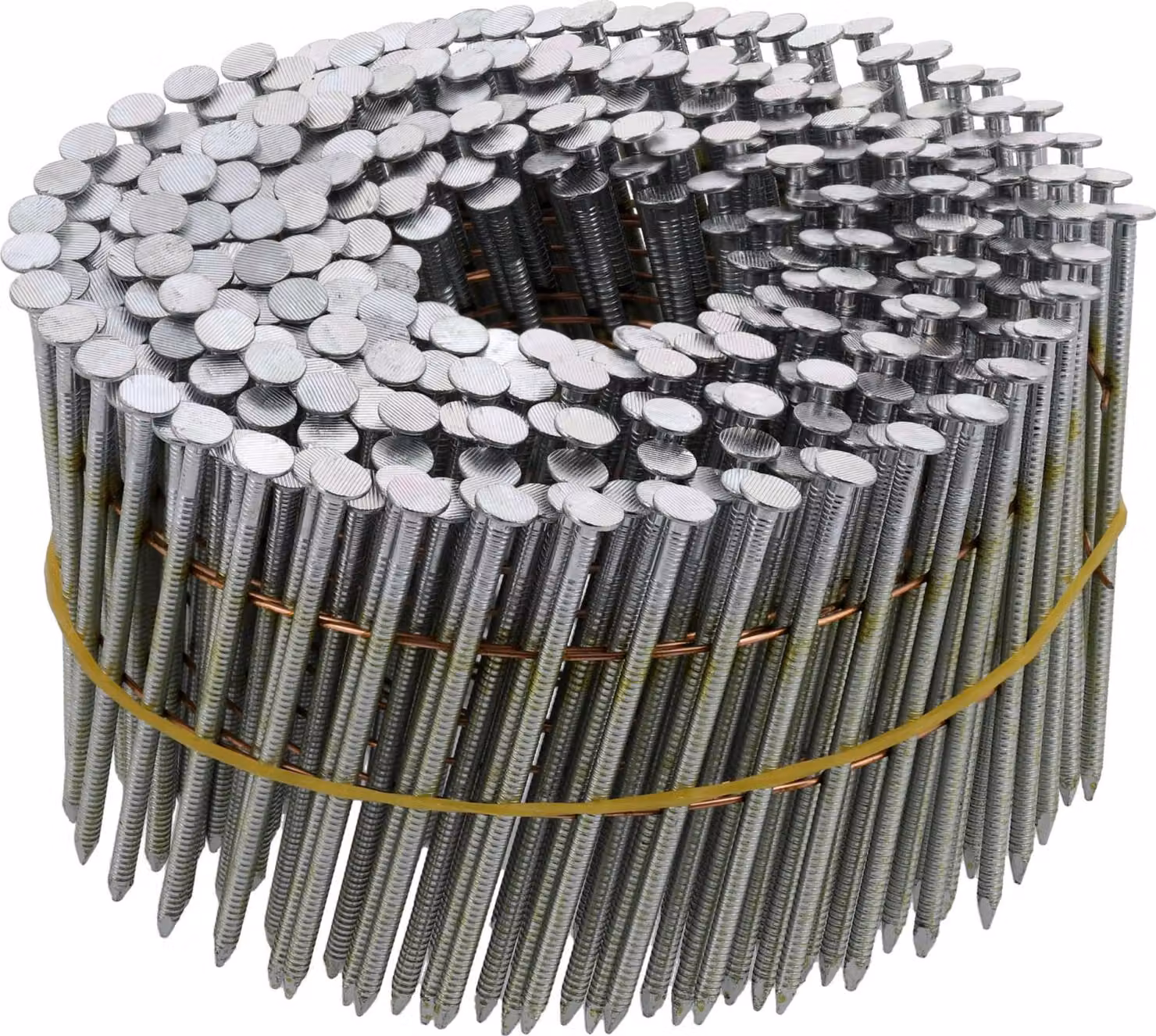 Chiodi per tamburi zincati, 64 x 2,5 mm, 3600 pezzi, inclinazione 15–16°