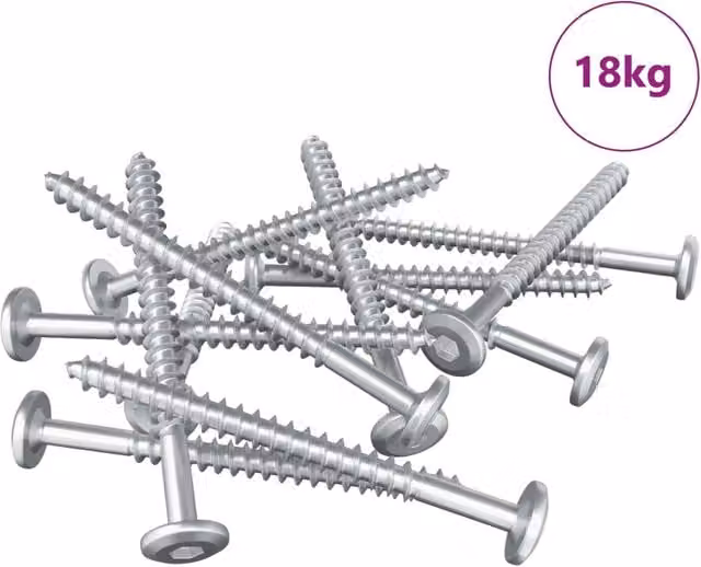 Set di 1900 viti autoperforanti in acciaio inossidabile argento con esagono DESIGN IN CFW5463331