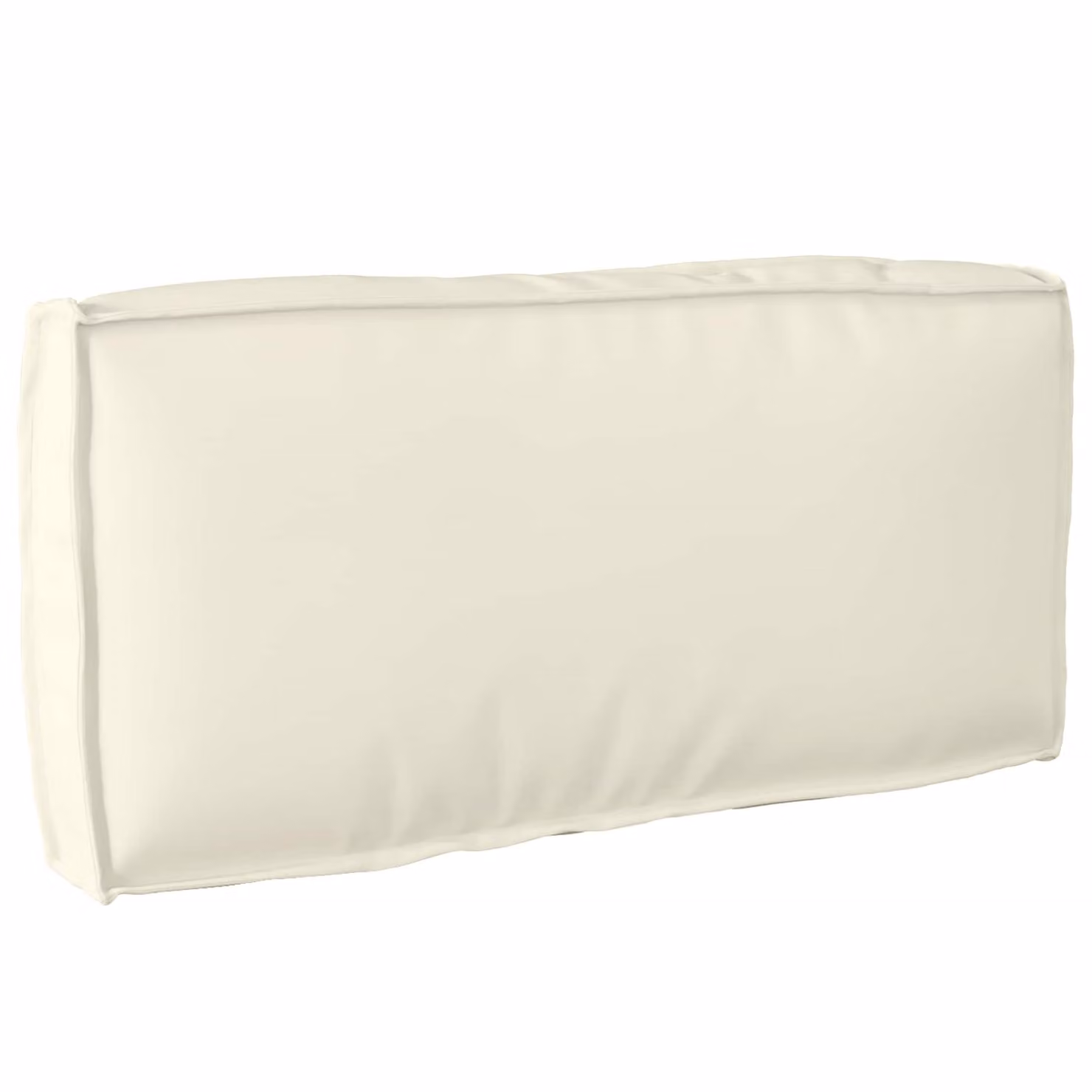 Cuscino rettangolare vidaXL in tessuto Oxford beige, resistente alle macchie, L 80 x P 40 x H 12 cm