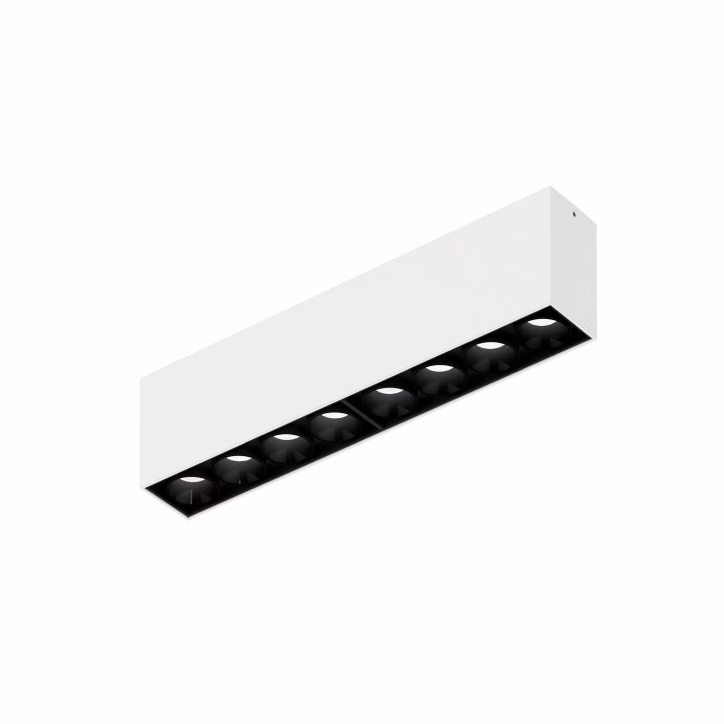 Wever & Ducré Lighting Plafoniera soffitto Linoo, dimmerabile, Nero, Soggiorno / Sala da pranzo, Alluminio, Moderno, Plafoniera
