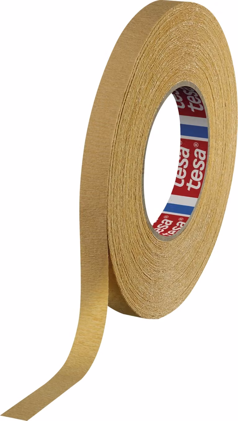 20 rotoli di nastro di carta crespata tesa 4319, 50 m x 15 mm, marrone
