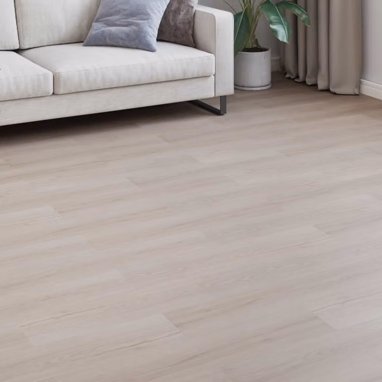 Pavimento in laminato effetto legno vidaXL, Celeste e Beige, 15 pezzi, L: 101 cm, P: 20 cm, H: 0,8 cm