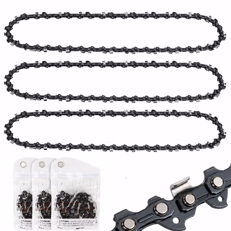 Catena da sega 3 x 35 cm, passo 3/8 inch LP, 52 maglie, spessore 1,1 mm