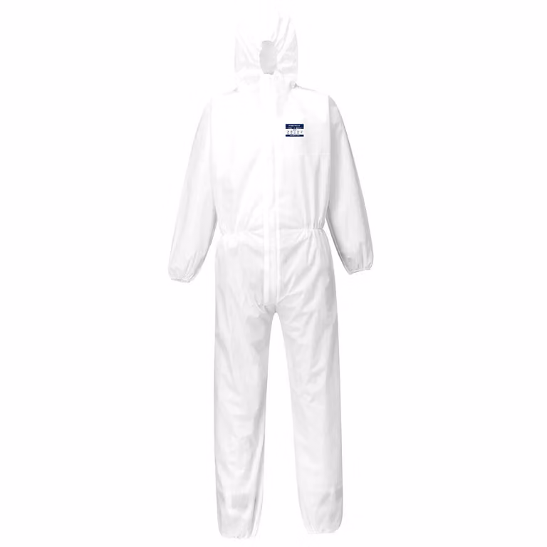Portwest ST30 BizTex SMS Tuta Typ 5/6 Bianco Gr. S