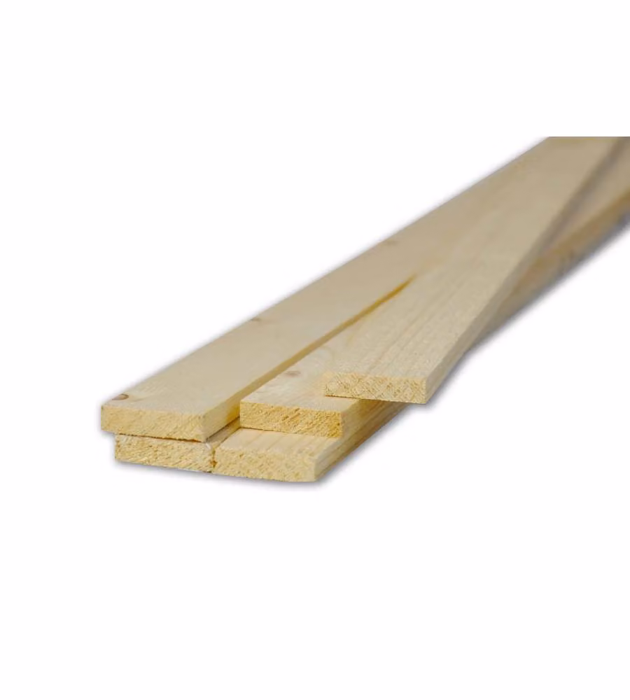 Pircher Listello grezzo in abete 10x40x1000 mm per fai-da-te e costruzioni