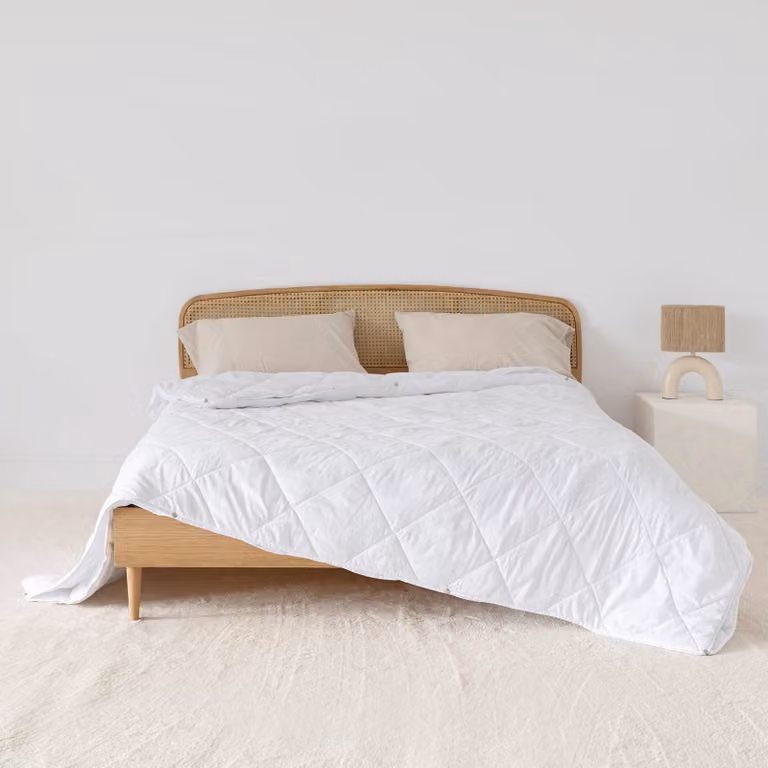 Piumino HappyFriday Basic White 120 + 250 g/m² 240 x 220 cm (2 pezzi)