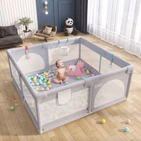 Cassa per Bambini - Box di Gioco, Area di Gioco, Grande Centro di Attività con Superficie Antiscivolo