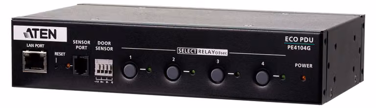 Aten PE4104G ATEN PE4104G PDU di distribuzione dell'alimentazione, 4 uscite C13, centralina con controllo IP