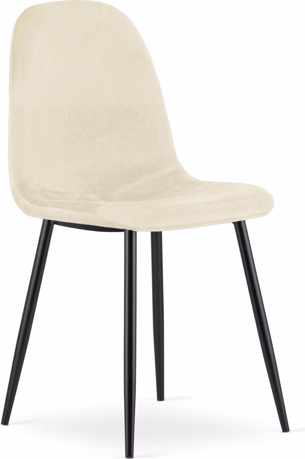 Sedia COMO - velluto beige x 1