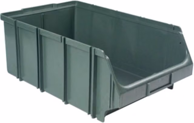 Set di 12 contenitori Universal Box E5 Art Plast colore verde, L: 50,4 cm, P: 31,3 cm, H: 19,0 cm