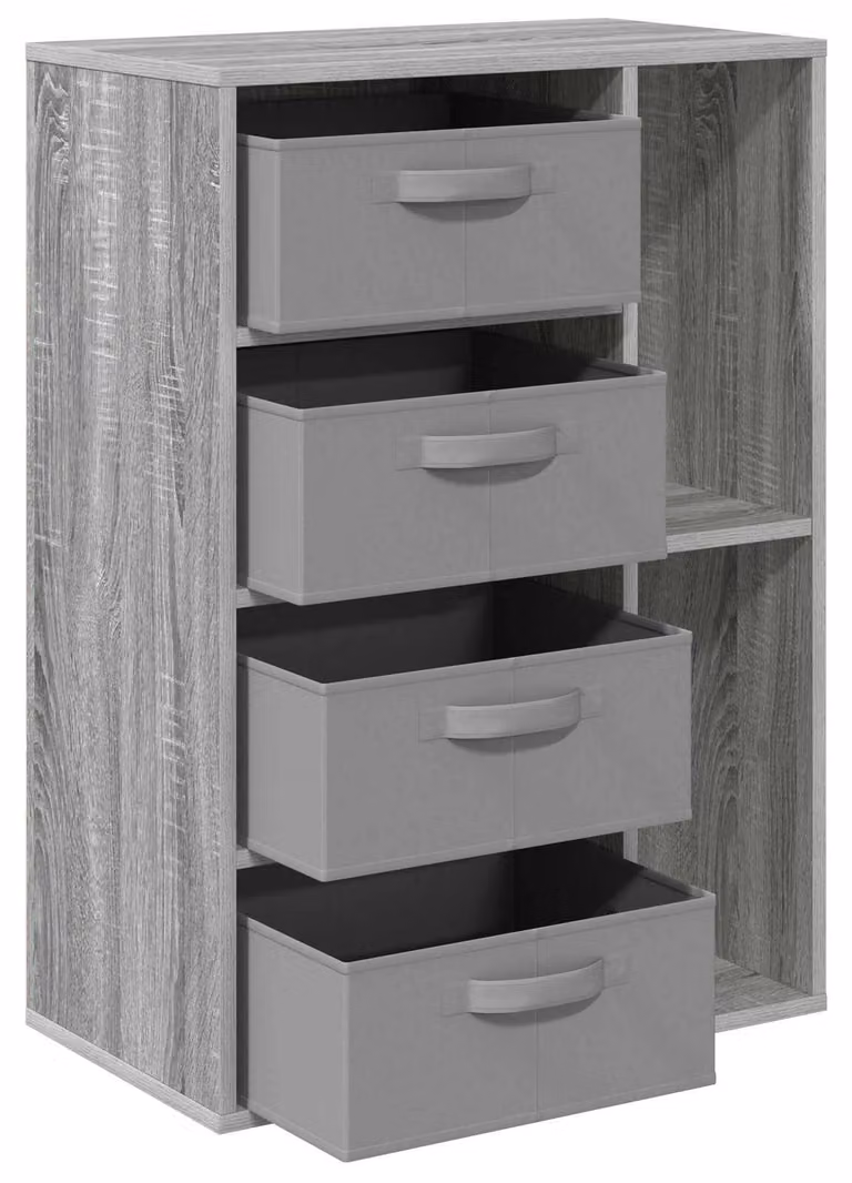 Credenza con cassetto Grigio Sonoma 60 x 33,5 x 84 cm