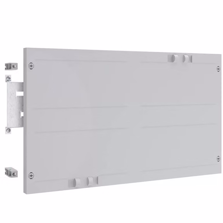 Modulo ABN piatto LxA: 500x300 mm Traversa di montaggio max, 4 sezionatori NH00 MF22309