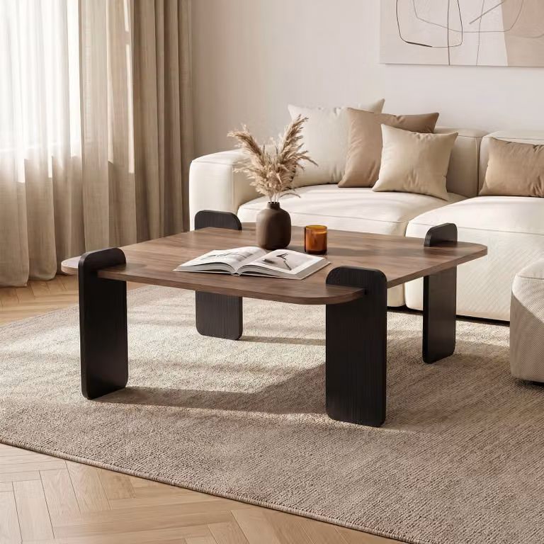 Skye Decor, Tavolino modulare di alta qualità (3 pezzi) - Rovere Saphir, 100% melaminico | 123456
