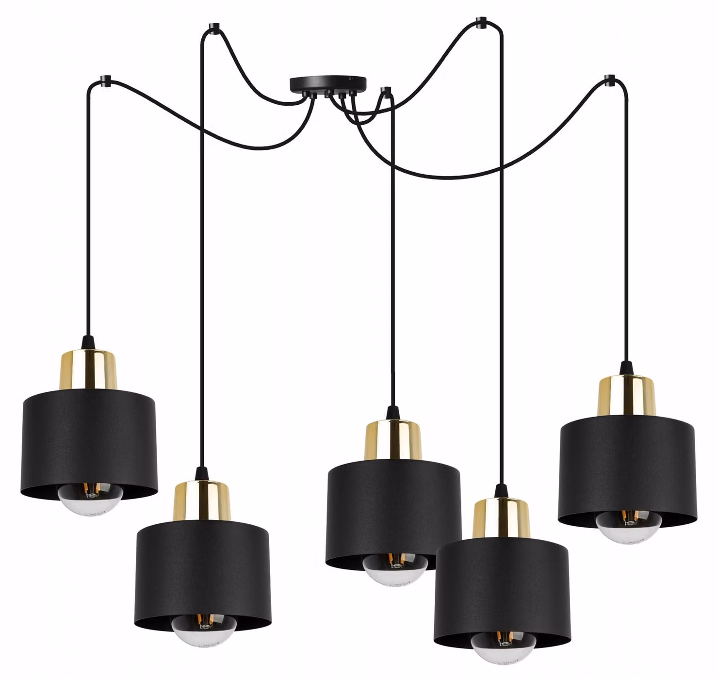 Moderna Lampada A Sospensione Lampada A Led Nera