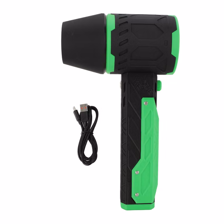 Soffiatore a secco portatile con motore brushless da 64 mm - 180.000 giri/min, 8000 mAh, Type-C, 1400 g di spinta