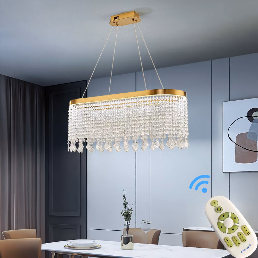 Lampada a sospensione a LED Plafoniera 2022-300*800 Lampada con telecomando Colore della luce/luminosità regolabile dimmerabile Lampada a LED da soggiorno Plafoniera a LED Plafoniera a LED