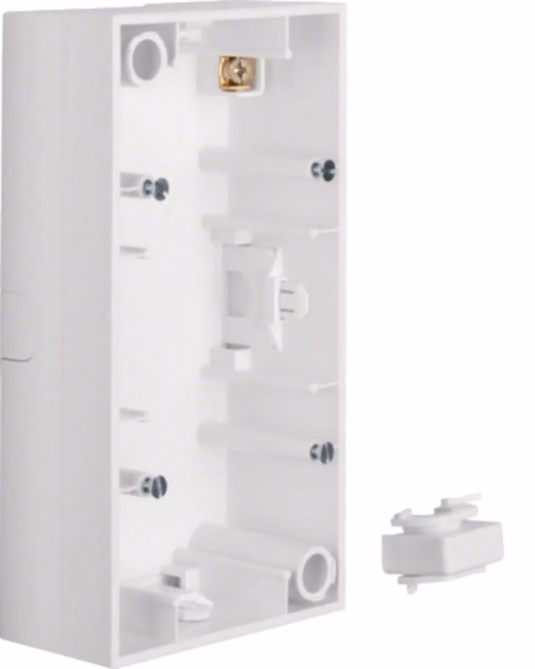 Berker 10428989 Custodia da incasso a 2 vie S1 bianco polare lucido