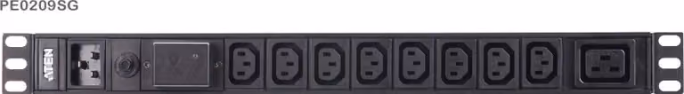 PDU ATEN PE0209SG Basic 19" 1HE, 16A, 9x C13, 1x C19