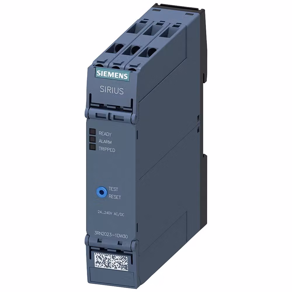 Relè di protezione motore a termistore Siemens, segnalazione/disinserimento, a vite, 1S+1W, CA/CC 24-240 V 3RN20231DW30