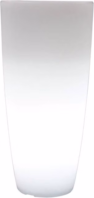 Vaso luminoso RGB con pannello solare cm 40x40x90 - LUCIUS