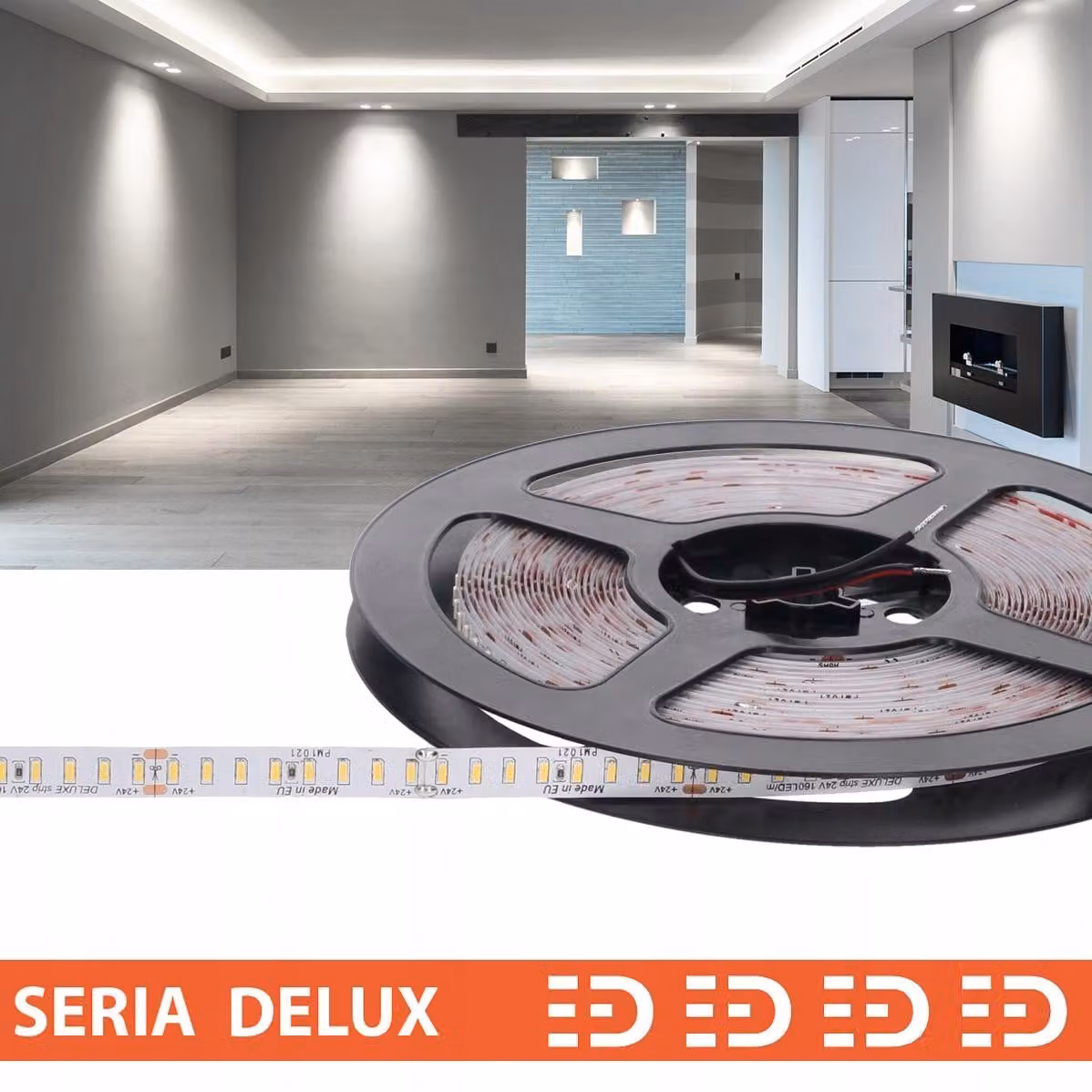 Striscia LED Prescot, 24V, bianco freddo, 10 metri