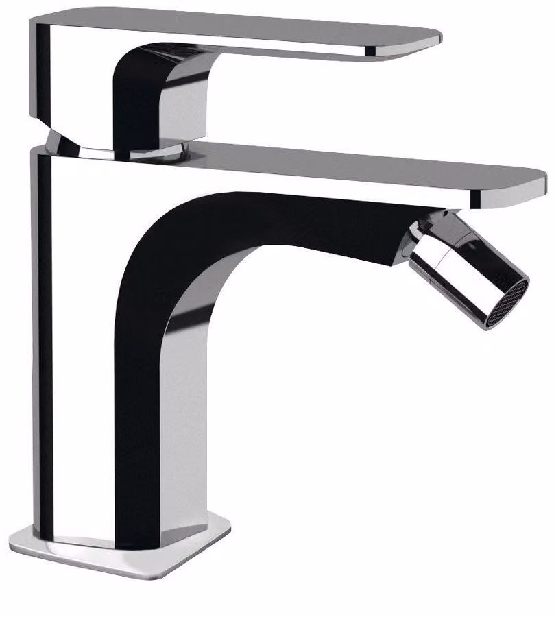 Miscelatore per bidet, rubinetto per bidet, senza scarico, cromo, SPY