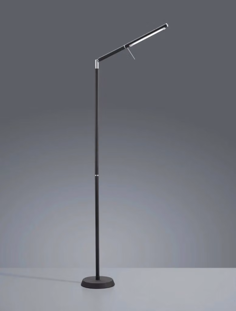 Lampada da terra LED Filigran Trio Leuchten nera con tecnologia dimmerabile, Altezza: 162 cm – 2