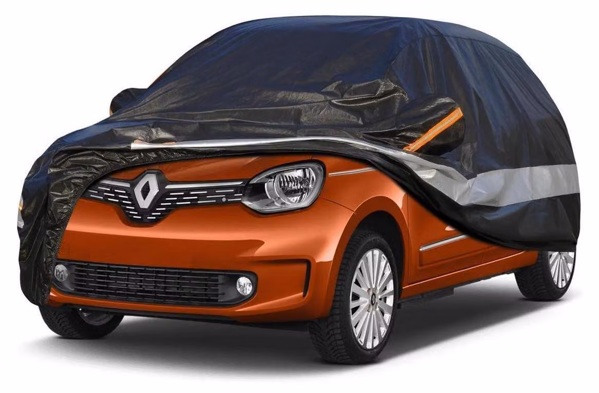 Copertura per auto, 10 strati, impermeabile, traspirante, colore nero, per Renault Twingo (2007-2023)