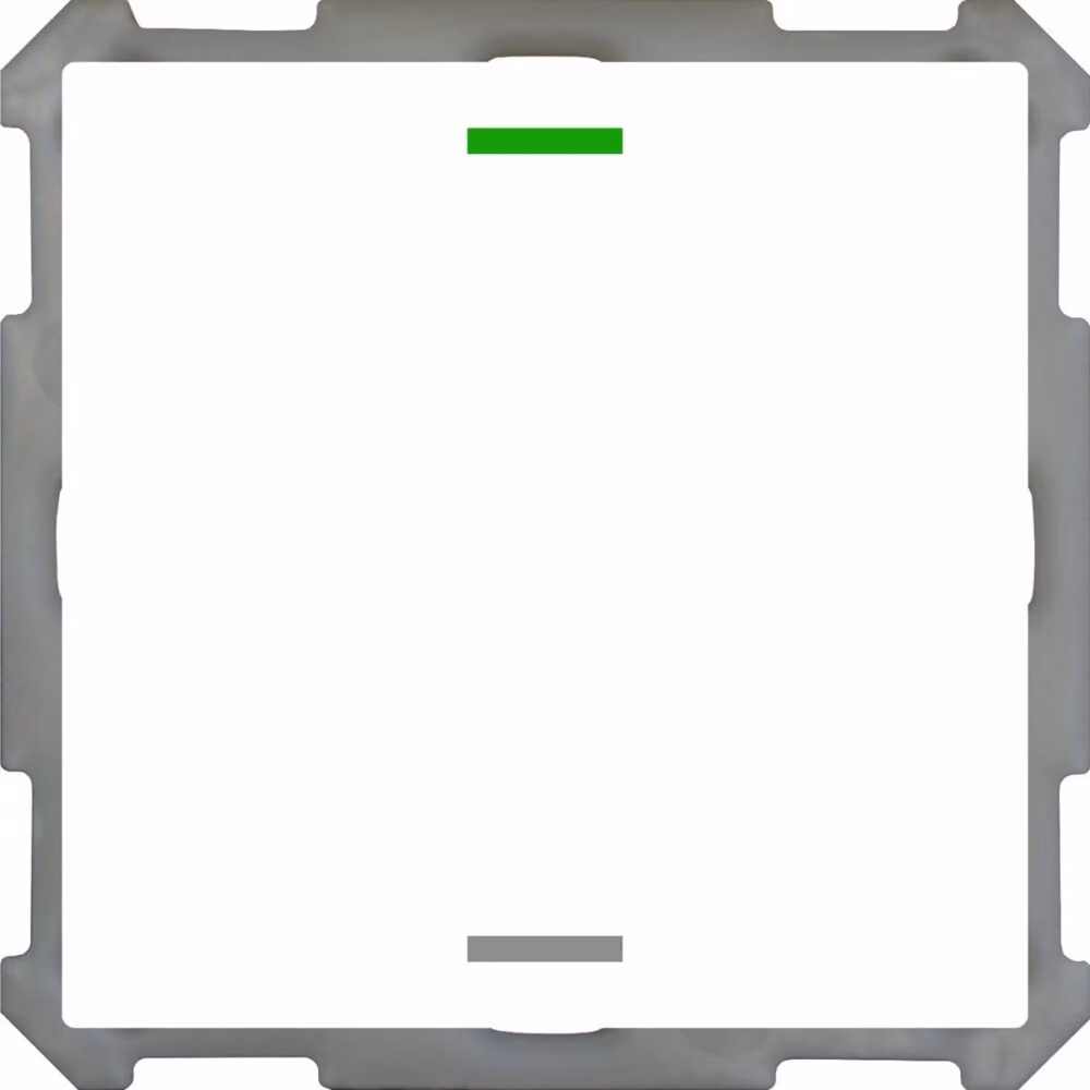 Pulsante KNX 63 1-fold, RGBW, studio bianco lucido, neutro, BE-TAL6301.01
