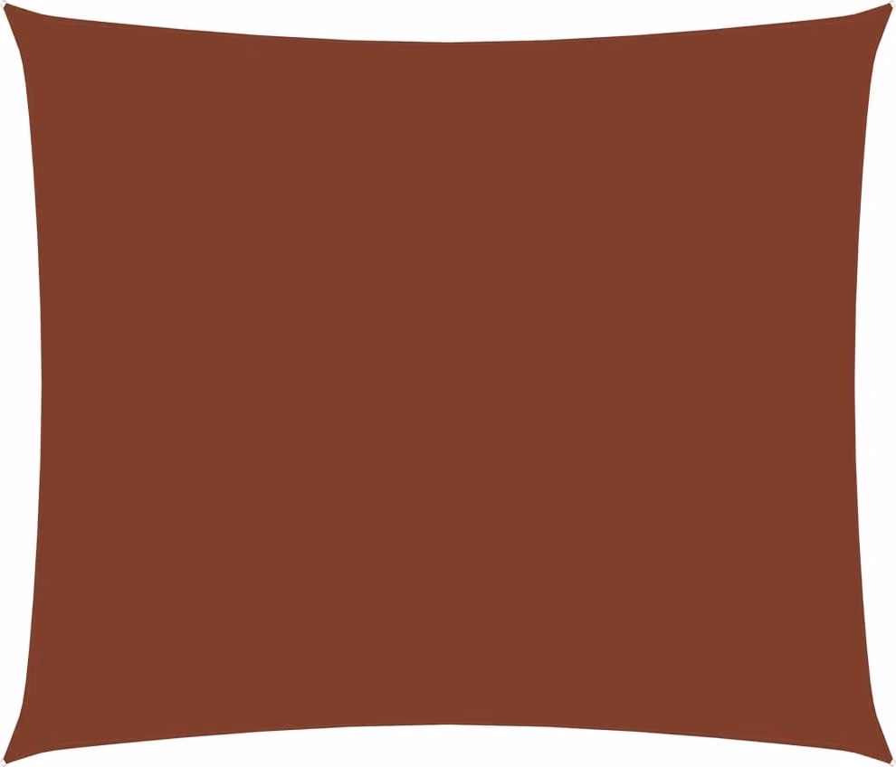 Parasole a Vela Oxford Rettangolare 3,5x4,5 m Terracotta