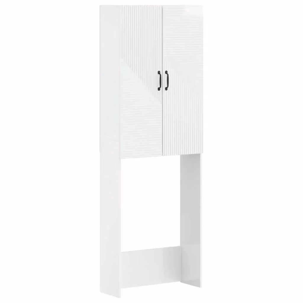 Mobile Bagno Moderno vidaXL HAARLEM Bianco Lucido L: 66 cm, P: 25,5 cm, H: 190 cm – 2