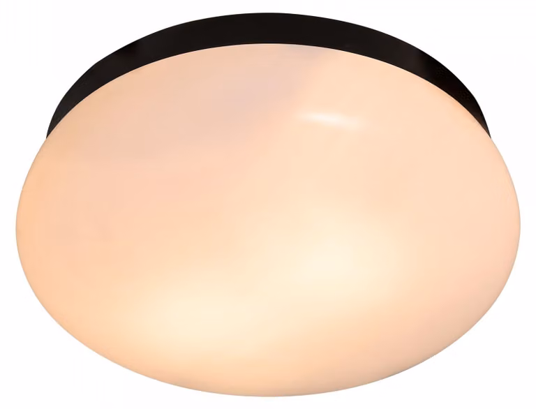 Lampada LED dimmerabile a soffitto NORDLUX Foam IP44, Variante: Ø 340 x 120 mm, 2 x E27, nero