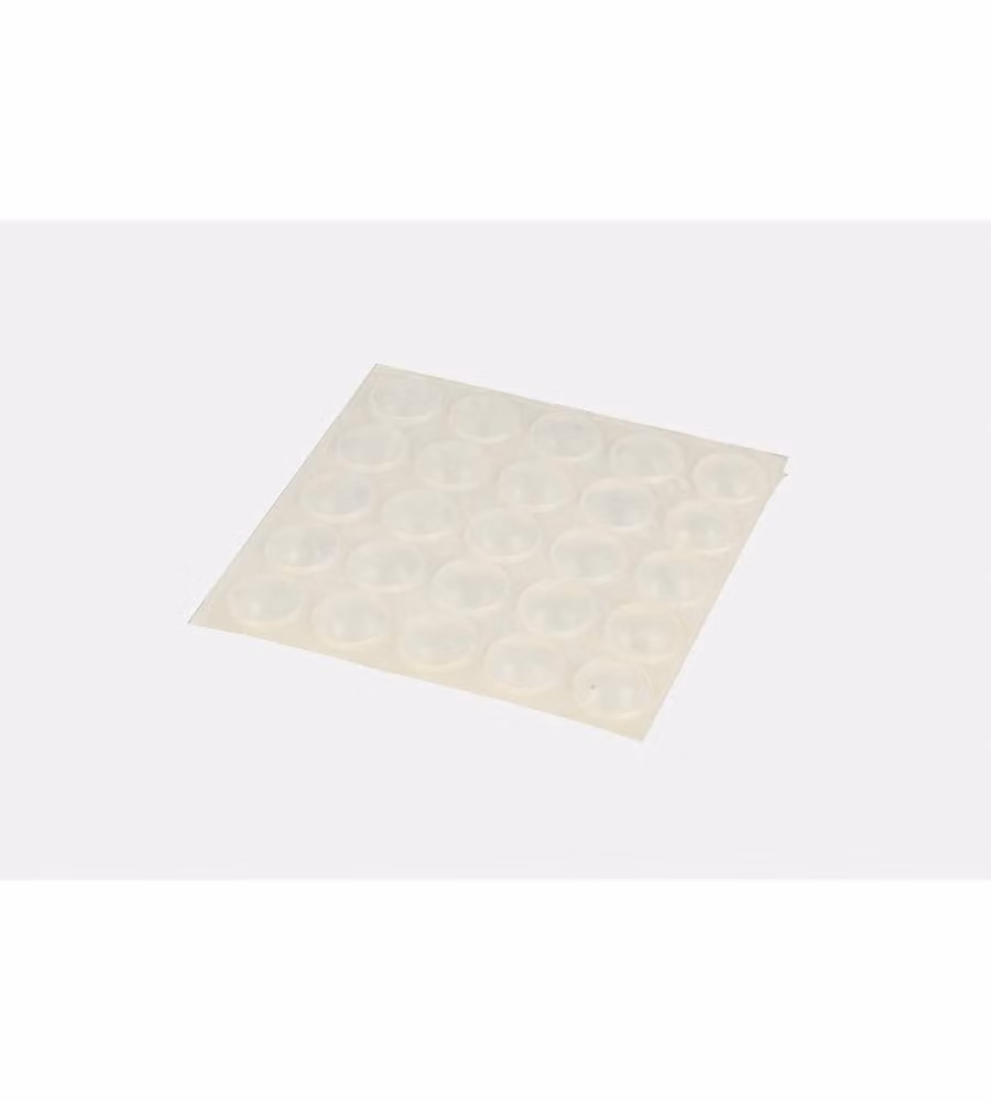 Paracolpi adesivi trasparenti - Diam. 7 spessore 1,5 mm. - 50 pz.