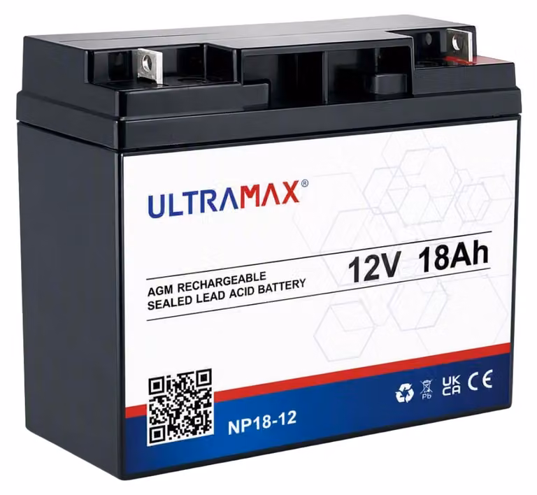 Batteria da 12V 18Ah – Batteria per tosaerba, sigillata, a base di piombo-acido