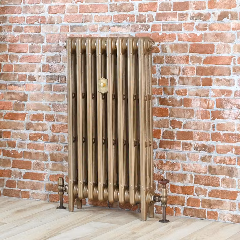 Radiatore Tradizionale in Ghisa - Oro Bruciato - 860mm x 263mm