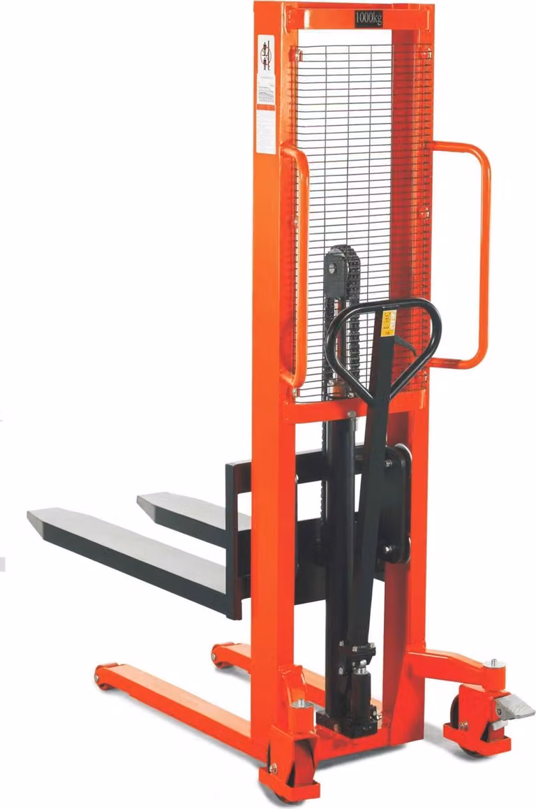 Carrello elevatore idraulico STIER, portata 1000 kg, altezza di sollevamento 3000 mm, pompa idraulica di qualità, struttura in acciaio profilato