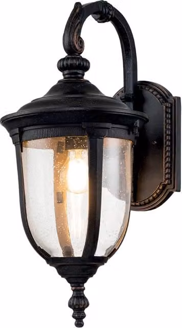 Applique esterna Cleveland Elstead E27 60W IP44 bronzo