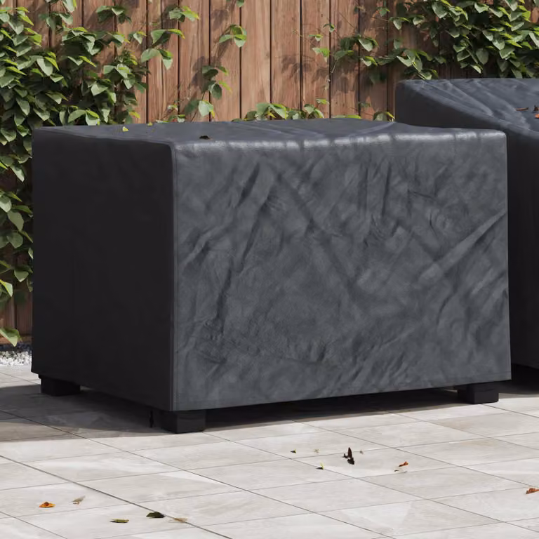 vidaXL Copertura per mobili 110 x 84 x 70 cm Tessuto Oxford 210D Nero