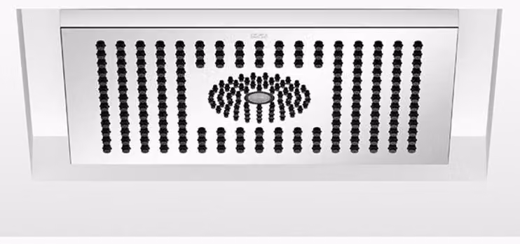 Douche de pluie Dornbracht pour montage au plafond, avec éclairage LED, 300x240mm, 28044980-47, 28044980-47