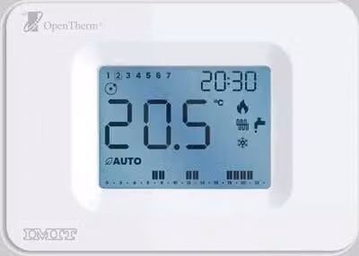 Cronotermostato Settimanale a Parete Imot Control System OpenTherm Bianco in Plastica