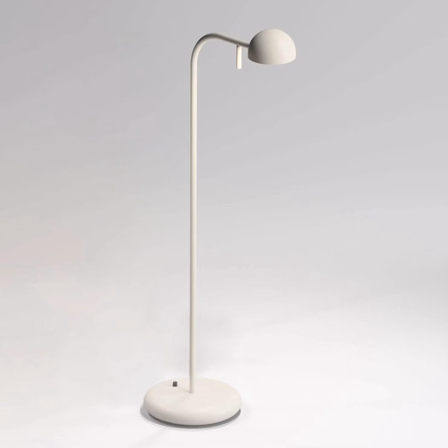 Vibia Lampada da tavolo a LED Pin, Crema / Ambra, Studio / Ufficio, Acciaio Inox, Moderno, Lampada da tavolo LED